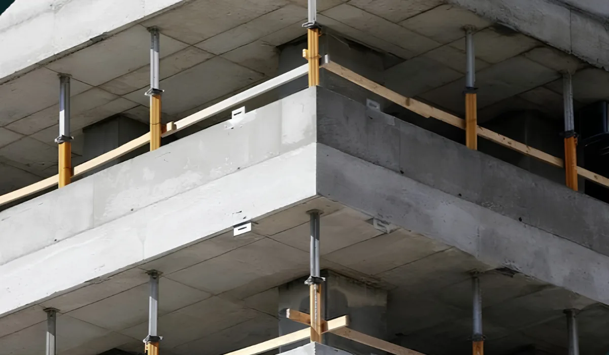 Estructura de edificio en construcción